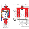 Aanbouw trilblok EMV450
